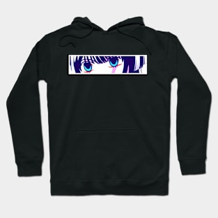 Anime Eyes- Deep Blue Hoodie